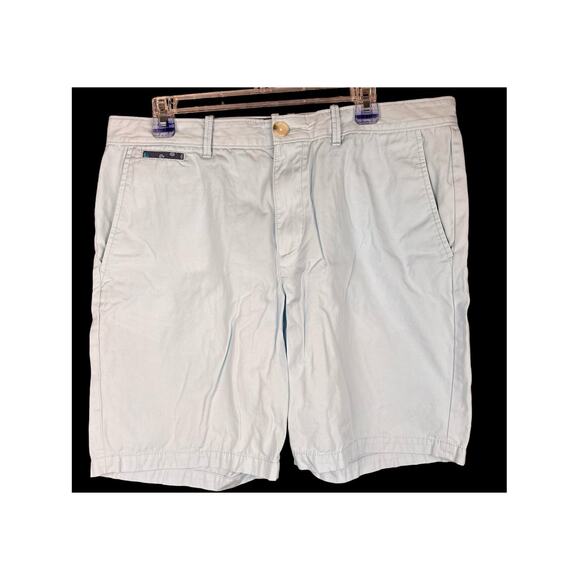 Penguin Shorts -Mens 36-Very Light Blue Chino - Picture 1 of 7